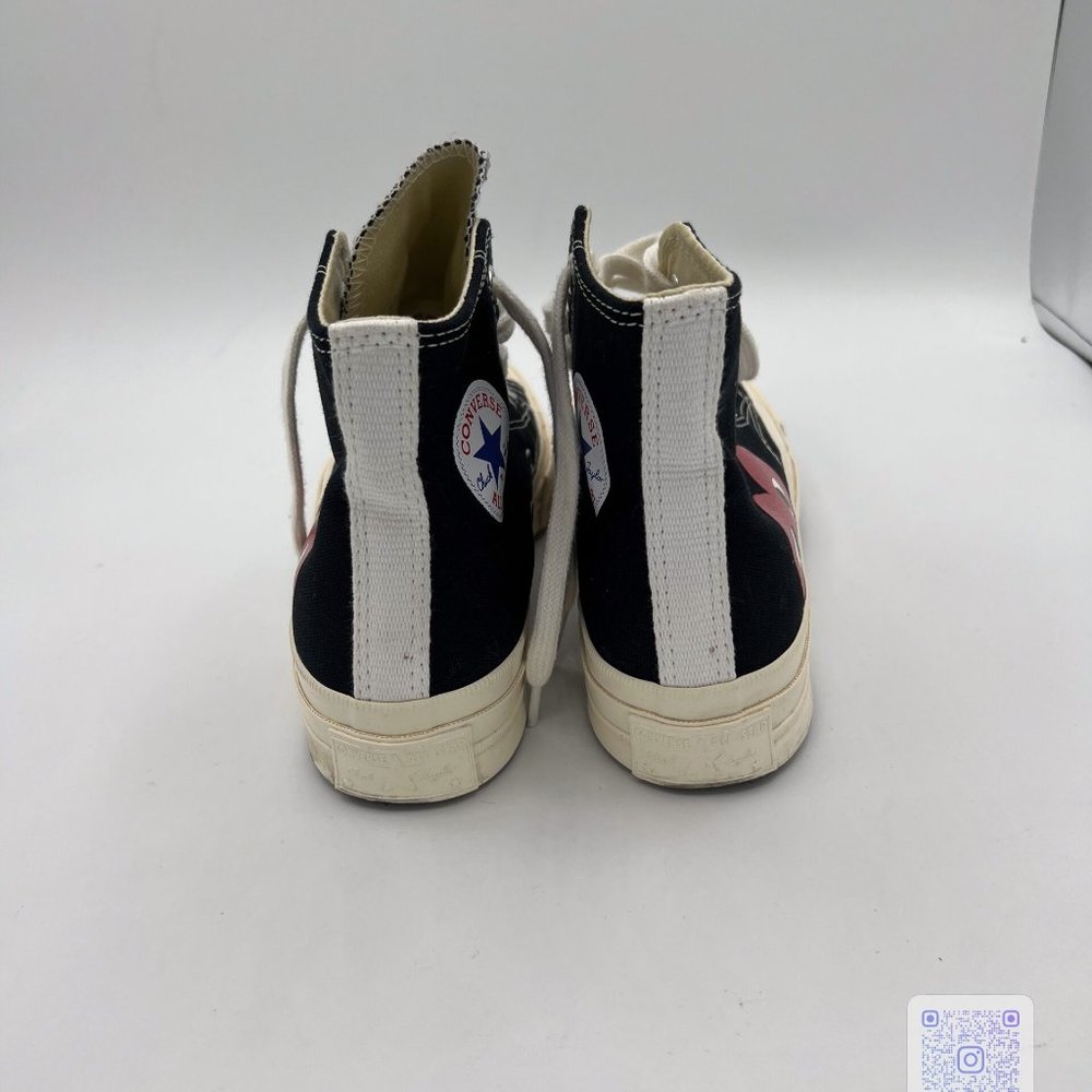 Comme des Garçons PLAY CdG PLAY x Converse Womens Unisex Chuck Taylor All Star P - Picture 3 of 7